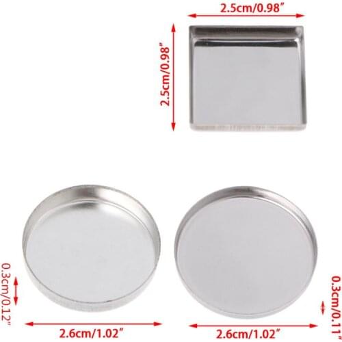 10pcs Empty Eyeshadow Palette Powder Pans Pot Storage Responsive to Magnets