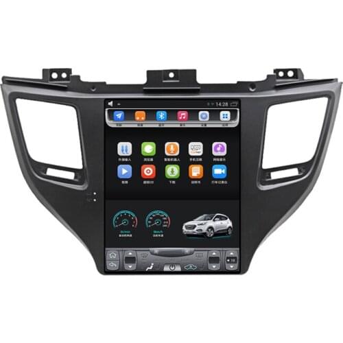 2015-2017 new Tucson ix35 10.4 inch Vertical touch Screen Android Car GPS Navigation multimedia Bluetooth Wifi