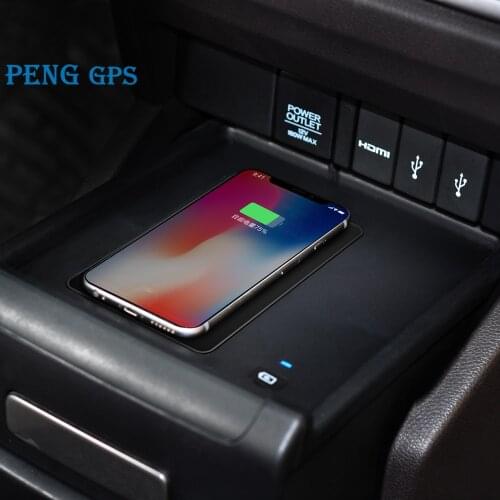 Car Wireless Smart Phone Charger for Honda Odyssey 2017-2018 Honda Elysion 2016 iPhone Max Huawei Samsung Fast Charger