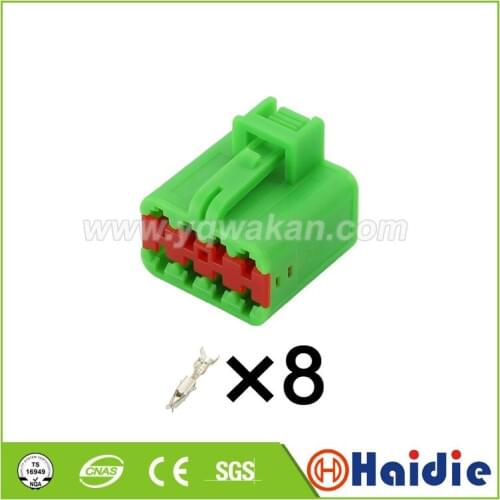 Free shipping 5sets 8pin auto wiring harness cable connector connector