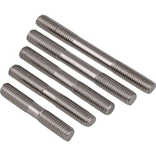 Stud Bolt 304 Stainless Steel Double End Threaded Screw Rod M6 M8 M10 M12 M16