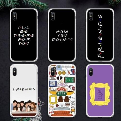 Friends TV series Phone Cases for iPhone 11 Pro X XS Max XR 5 SE 6 S 7 8 Plus Samsung A 21s 71 S 8 9 10 Plus note 20 Ultra