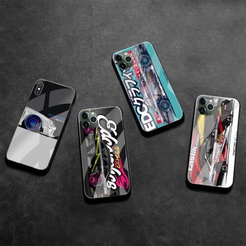 PENGHUWAN Tokyo JDM Drift Sport Car Coque Phone Case Tempered Glass For iPhone 11 Pro XR XS MAX 8 X 7 6S 6 Plus SE 2020 case
