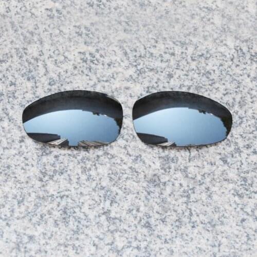 E.O.S Polarized Enhanced Replacement Lenses for Oakley Juliet Sunglasses - Black Chrome Polarized Mirror