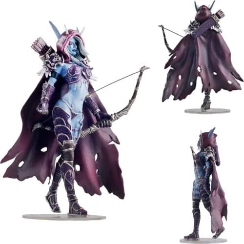 18cm World of Warcraft Model Undead Queen Anime Action Figure Windrunner Sylvanas GK Home Decoration Accessories Game Toys