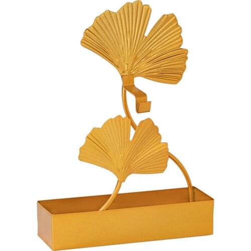 Creative Ginkgo Leaf Mosquito Coil Holder Ornaments Wrought Iron Fireproof Hanging Mosquito Coil Rack Ginkgo Biloba Ornaments