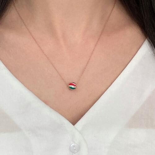 Fashion Choker 925 Silver Necklace For Women Trendy Neon Super Luxury Ball Bead Good Luck Collares Turkish Fine Jewelry