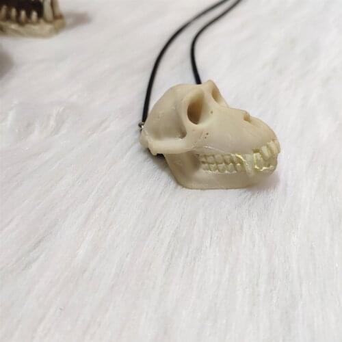 Half Jaw Monkey Skull Necklace Pendant Fashion jewelry Gothic gift 2020 new women men punk novelty beautiful delicacy