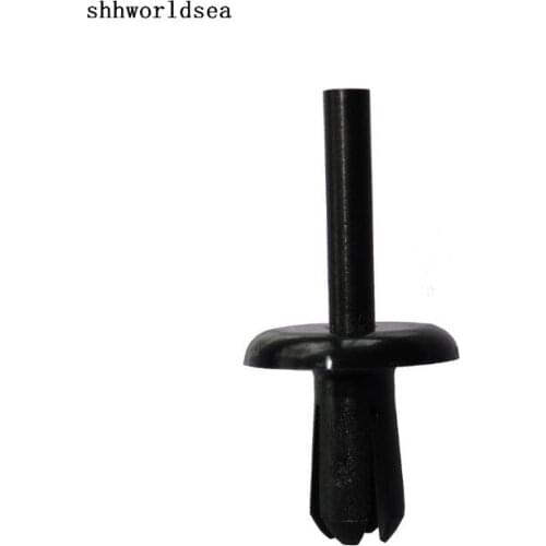 Shhworldsea 100pcs Nylon Black Bumper Cover Push-Type Retainer Fastemer Clip For Volvo 1268176-3