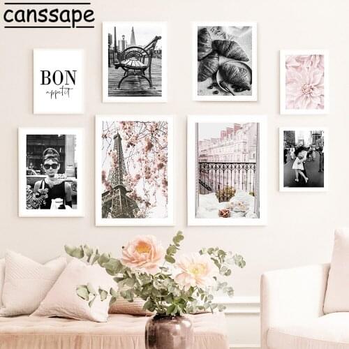 Modern Canvas Poster Architecture Wall Prints Fashion Quotes Paintings Tower Art Pictures Nordic Posters Living Room Decor