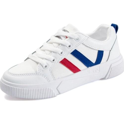 Tide White Sneakers Women Summer Fashion Walking Shoes Girls Leather Flats Spring Non-Slip Daily Casual Shoes for Outdoor Street