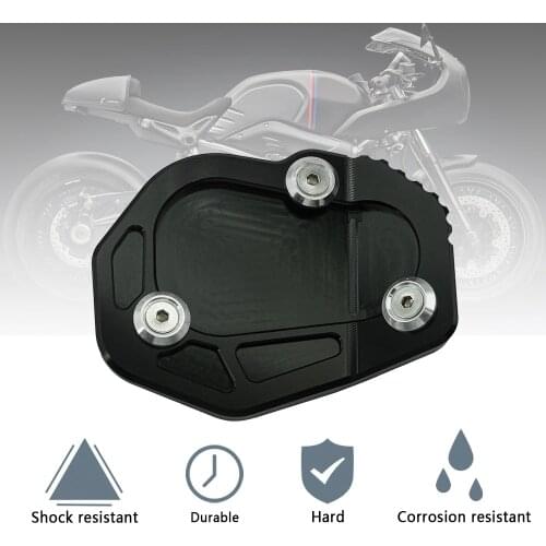 Motorcycle Side Kickstand Stand Extension Plate Side Stand Enlarger For BMW R nineT /R nine T Scrambler/Pure/Racer/Urban G/S