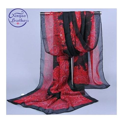 35 Colors New Women Chiffon Silk Scarfs Fashion Spring Square polyester Scarves Print flowers Shawl Summer Shawls And Hijabs