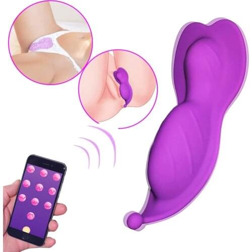 Butterfly Wearable vibrator for women Wireless APP Remote Control fidget female panties clitoris adult Erotic Sex toys