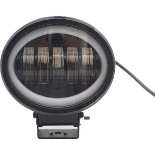 1pair 12-60V LED Working Light 50W Oval with Photography Light auxiliary driving light Moto 6000K working lights fog lamp