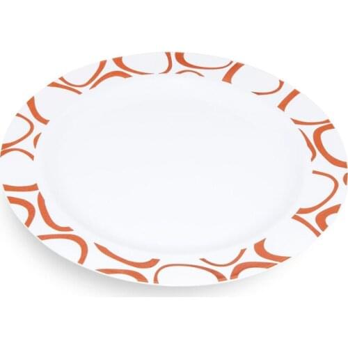 25pcs7.5Inch 19cm Disposable Food Grade PS Material Plastic Bronzing Porcelain Imitation Western Plate European Style High-Grade