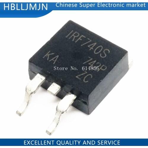 5PCS IRF740NS IRF740S SMD MOSFET TO-263