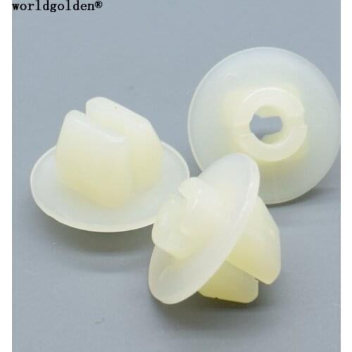 Worldgolden 100pcs auto fasteners Push-Type Retainer Front Grille Screw Seat for Toyota#4121J10-0011(4121J100011),90189-05142