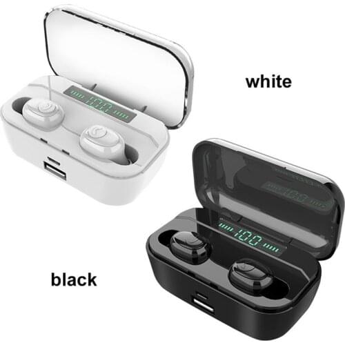 G6S tws 5.0 wireless earphones bluetooth headphones touch gaming headsets hifi stereo earbuds with 3500mAh powerbank for phoens
