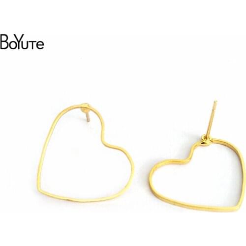 Серьги-гвоздики BOYUTE China At AliExpress