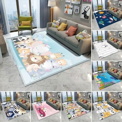 Animal Alphanumeric Game Learn For Baby Child Play Round Carpet In The Childrens Room Quality Carpet Flannel High Rug Children