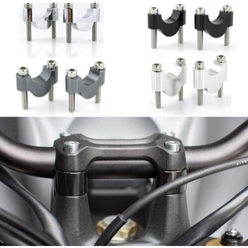 For Ducati Multistrada 1000 2003-2007 620 2005 2006 2007 7/8" 22mm Handlebar Risers Mount Risers CNC Billet Motorcycle Aluminum