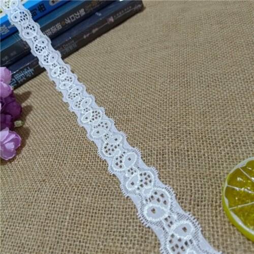 2.5cm S2692 Colorful Spandex Nylon Elastic stretch trim lace indonesia for bridal dress