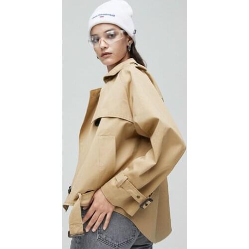 Женские тренчи JOG MCERG China At AliExpress