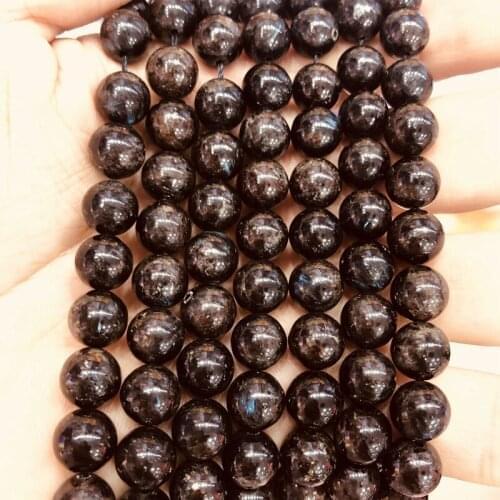 Wholesale Natural Black Charoite Beads Round,6mm 8mm, 10mm 1Full Strand 15.5" for jewelry making