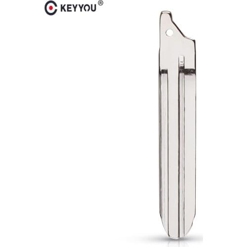 KEYYOU 10pcs 114# Flip Remote Key Blade For 2014 Toyota Remote key Blank NO.114 KEY BLADE