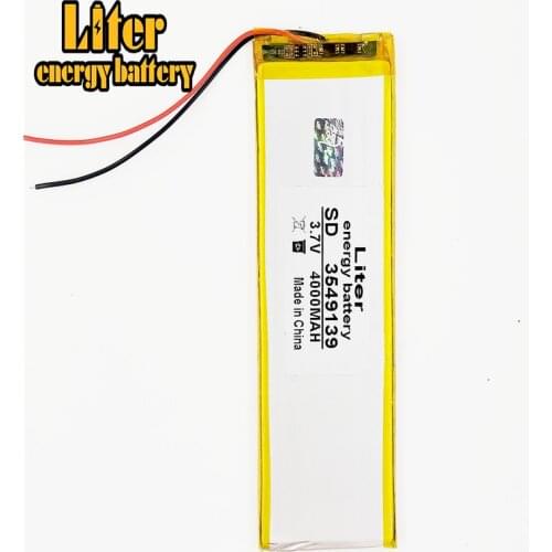 3549139 3.7V 3550140 4000mah Lithium polymer Battery with Protection Board For PDA Tablet PCs Digital Products
