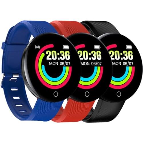 Smart Watch Blood Pressure Heart Rate Message Reminder Multi-function Bracelet 1.3 Inch LED Color Screen Mens Fitness Watches