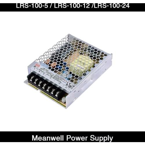 HD Meanwell LRS-100-5 / 12 / 24 LED Display Switching Power Supply AC 85-264V to 5V 18A / 12V 8.5A / 24V 4.5A
