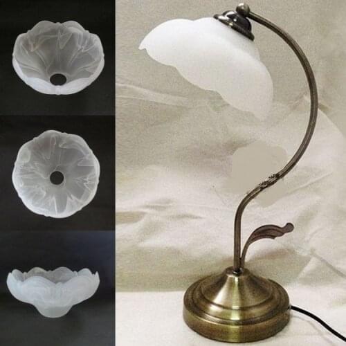 European style Table Lamps modern simple high grade solid wood desk lamp coffee shop old retro glass table lamp