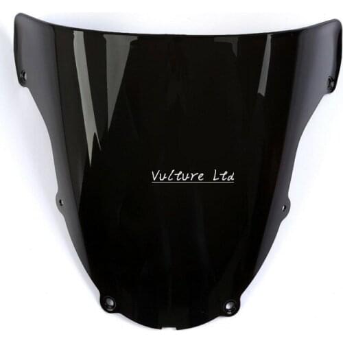 New Motorcycle Clear Double Bubble Windscreen Windshield ABS For For KAWASAKI ZX6R 2003-2004 636 03-04