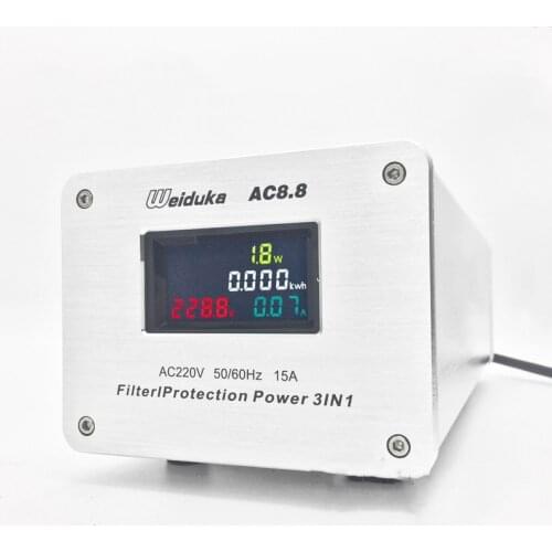 NEW Weiduka AC8.8 High-End Audio Noise Filter, 3000W AC Power Conditioner, Power Filter, Power Purifier LED voltage display