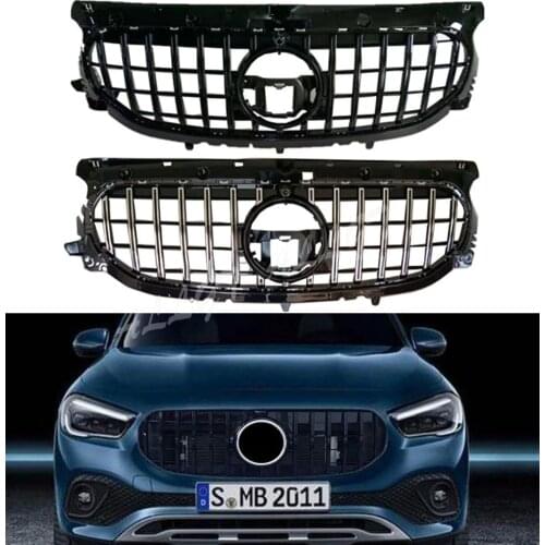 Front Racing Billet Bumper Grille Upper Facelift Grill For Mercedes-Benz H247 GLA Class 2021 General Version