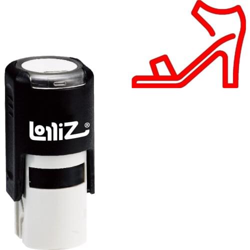 LolliZ Shoe Self-Inking Rubber Stamp - Modern Symbol Series
