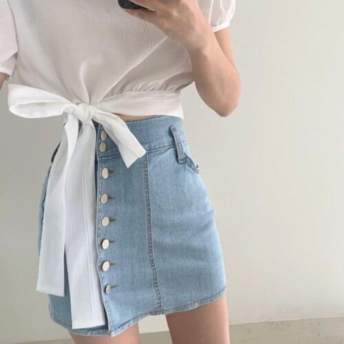 Женские юбки джинсовые Sannian China At AliExpress