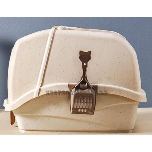 Cat Litter Basin Fully Enclosed Extra Large Anti Splashing Deodorant Kitten Excrement Basin Sand Table Deodorant Cat Toilet Cat