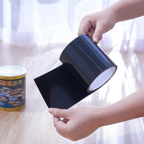 Waterproof Super Strong Fiber Tape Anti-Leak Seal Repair Tape Performance Self Fix Tape Adhesive Insulating Duct Tape Sticker