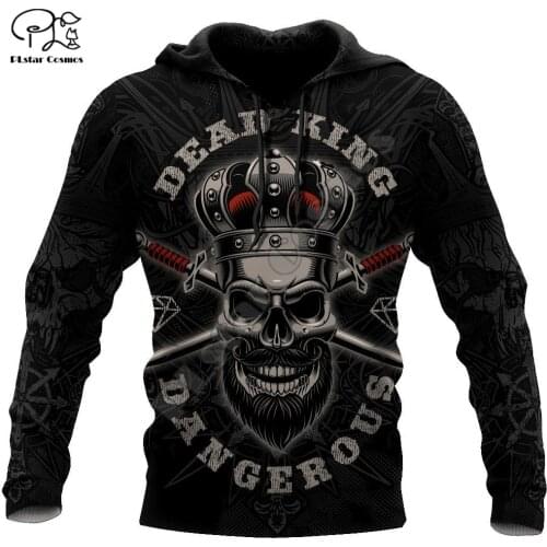 PLstar Cosmos Satan Devil Ghost Gothic Skull Funny Casual Pullover NewFashion Streetwear 3DPrint Men/Women Jacket Zip Hoodies 16