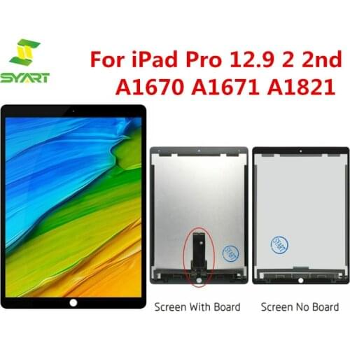 LCD For iPad Pro 12.9 inch 2nd Gen Display Touch Screen Digitizer Assembly For iPad Pro 12.9" LCD A1670 A1671 A1821 With Board