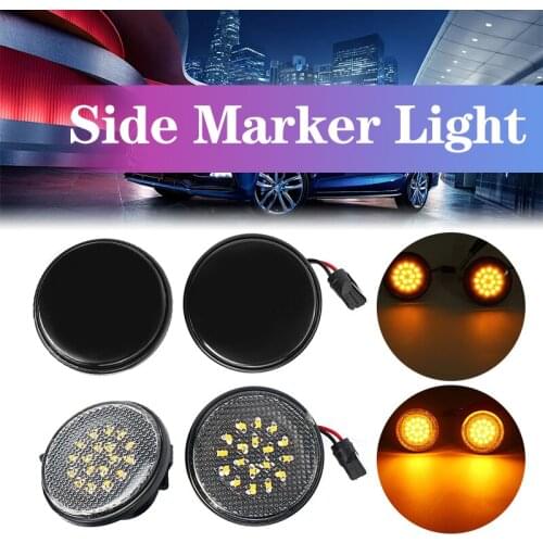 1SET Car LED Side Marker Lights Turn Signal Light Side Repeater Lamp 12V Panel Lamp Blinker for Mazda MX-5 Mk1 Mk2 Mk3
