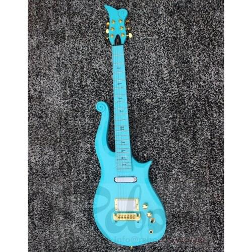 Weifang Rebon 6 string Cloud Prince electric guitar in light green colour