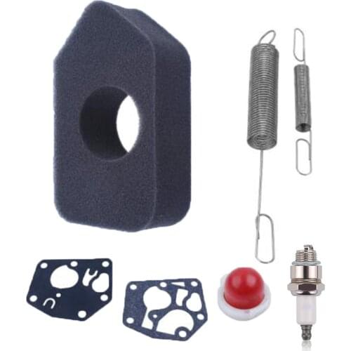 7pcs Engine Spring Air Filter Gaskets Spark Plug Kit Power Equipment Tools For Sprint 450 500 550 Lawn Mower Parts