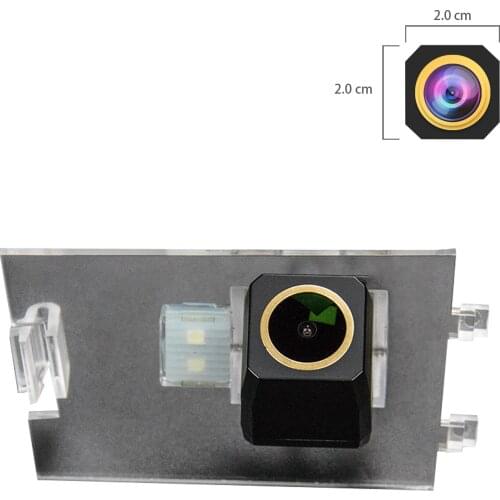 Misayaee Golden HD Car Rear View Reverse Camera Plate Light for Jeep Patriot Liberty Compass Grand Cherokees