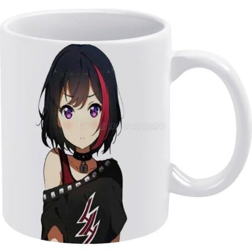 Hentai Haven-chan White Mug Coffee Mugs Girl Gift Tea Milk Cup Mugs Hentai Haven Chan Anime Ecchi Cute Kawaii Ahego Tyler Haruka