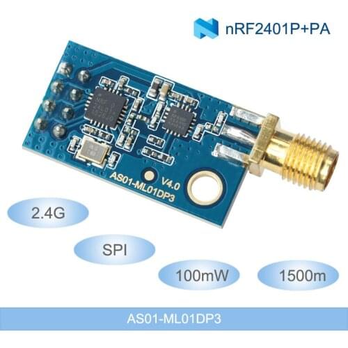 2.4G Wireless RF Module NRF24L01+PA +LNA 1.5km NRF24L01 SPI Wireless Data Transmission Module 2.4Ghz rf Transmitter Receiver
