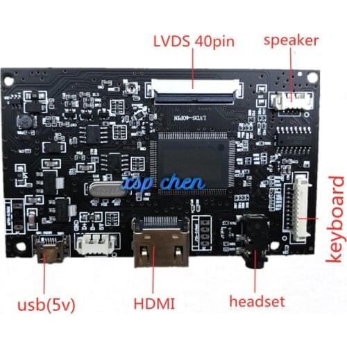 HDMI+Audio 40pin LCD Driver Controller Board Kit for Panel HJ080IA-01E EJ080NA-04C 1024*768 android USB 5V